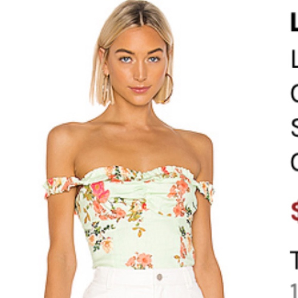 Lovers and friends floral top
